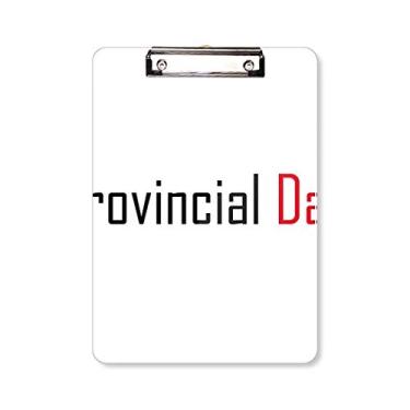 Imagem de Prancheta Celebrate Canada Provincial Day pasta, bloco de notas A4