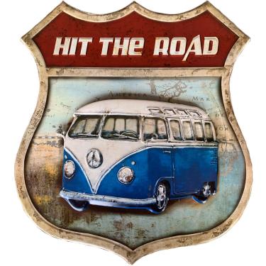 Imagem de Placa Rota 66 Hit The Road