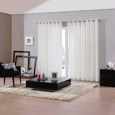 Imagem de Cortina Duplex Bella Janela Tecido Decoração 5,40m x 2,50m