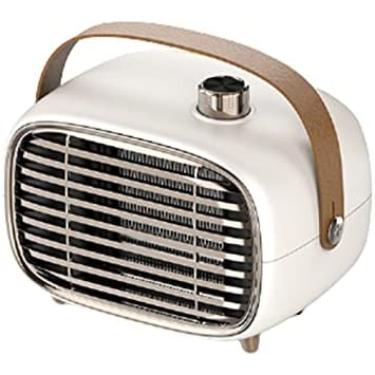 Imagem de Ventilador Aquecedor Pátio Dispositivo De Sistema De Aquecimento Doméstico Sala Portátil Aquecedores Elétricos Internos De Cerâmica Externa Para Camping Para Quarto Elétrico 700 W Casa Pequena Cal