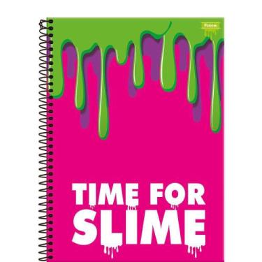 Imagem de Caderno Espiral Slime Nickelodeon 96 Folhas Slime - Foroni
