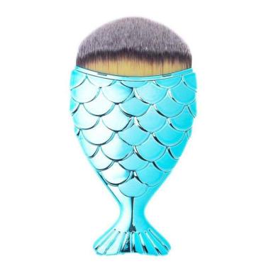 Imagem de Pincel Para Maquiagem Le Vangee Mermaid Lovers Azul Turquesa