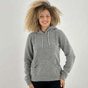Imagem de Blusa Cranium Walk em Sherpa Canguru com Capuz Feminina-Feminino