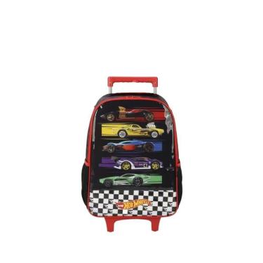 Imagem de Mochila De Rodinhas Hot Wheels Preto Luxcel