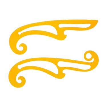 Imagem de YIJU Régua de curva francesa multifuncional, ferramenta de modelo cômico, ferramenta de modelo de desenho para desenho arquitetônico, roupas, estilo c