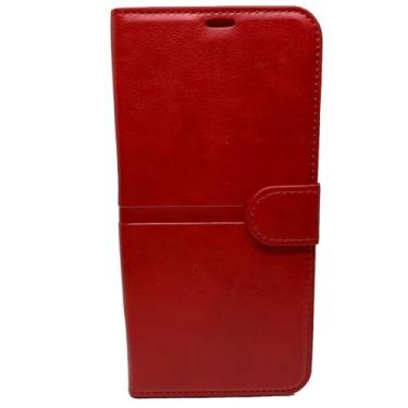 Imagem de Capa Celular Carteira Compatível com Motorola Moto G73 XT2237-1 (Vermelho New)