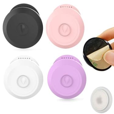 Imagem de Suporte de adesivo Airtag com adesivo 3M, suporte à prova d'água IPX8 compatível com Apple Airtag Air, capa protetora de silicone oculta à prova de choque para bagagem, laptop, carro, bicicleta,