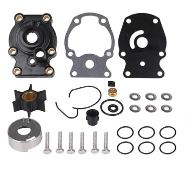 Imagem de Kit de reparo de bomba de água com invólucro de substituição para motor externo Johnson Evinrude OMC(1980-UP) 20 25 30 35HP - substitui 393630, 393509, 391636, 0393630, Sierra 18-3382