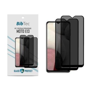 Imagem de Kit 2X Películas Privacidade 3D Anti Espião para Motorola MOTO E13 Tel