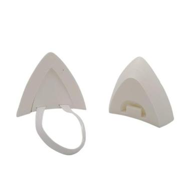 Imagem de Par de orelhas de Gato para fone de ouvido - Garcia 3D, branco