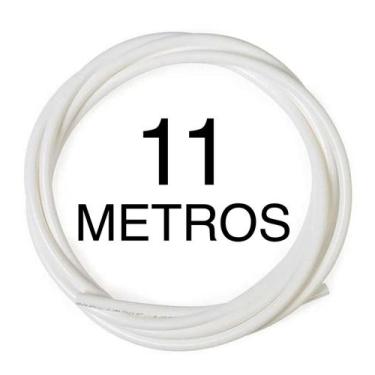 Imagem de Mangueira Para Filtro Purificador Bebedouro 1/4 - 11 Metros (Branca) -