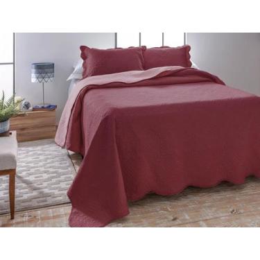 Imagem de Colcha Cobre Leito Ultrasonic Dupla Face Dyuri Lisa - Jolitex, Casal, 