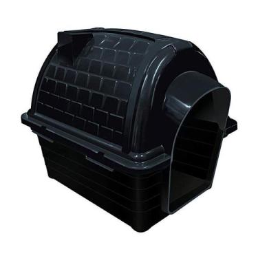 Imagem de Casa Iglu Furacão Pet Preta para Cães - Tamanho 4