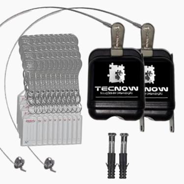 Imagem de 02 Travas Carrinho De Compras Condomínio + 40 Chaves Tecnow - Sindico/Supermercado