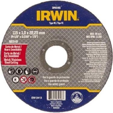 Imagem de Disco de Corte Fino - Metal/Inox 9x2x7/8 Irwin IW401901