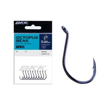 Imagem de Anzol Pesca BKK Octopus Baek Black Excelente Para Pesqueiro Escolha Ta
