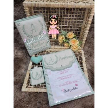 Imagem de Capa Caderneta vacinação personalizada+ Porta Certidao Nascimento - Be