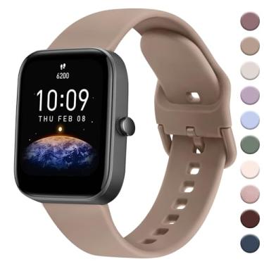 Imagem de AK Pulseira para Amazfit GTS 4/GTS 4 Mini/GTS 3/GTS 2/GTS 2e/GTS 2 mini/GTS/GTR mini, pulseira esportiva de substituição macia de 20 mm para Amazfit Bip 3/Bip 3 Pro/Bip U Pro/Bip/Bip Lite/Bip S Lite