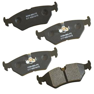 Imagem de Bendix Premium SBM517 Pastilhas de freio traseiras semi-metálicas para Jaguar Vanden Plas 1994-1990, XJ6 1994-1990, XJ12 1994, XJS 1994-1993