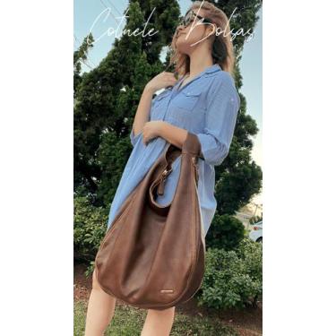 Imagem de Bolsa feminina de couro legitimo Cotnele
