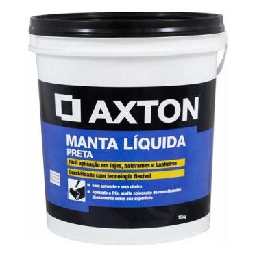 Imagem de Manta Liquida Profissional 18kg Preta - Axton, Preto