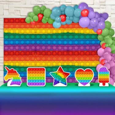 Imagem de Kit Festa Ouro Fidget Toys Pop It Poppet -  IMPAKTO VISUAL