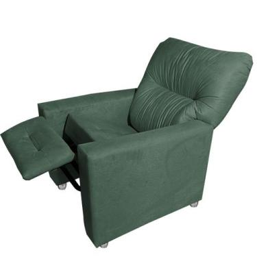 Imagem de Poltrona Reclinável Extensão De Cílios Lorena - Moveis Aguias, VERDE