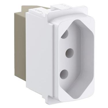 Imagem de Módulo Tomada Legrand Pial Zeffia - 2P+T - 10A - Branco - 680160