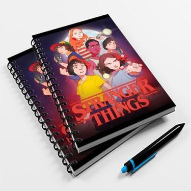 Imagem de Caderno Universitário 10 Mat Stranger Things Mod.01 - Premium