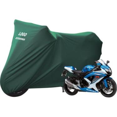 Imagem de Capa de proteção Para Moto Suzuki Gsx R 750 W Srad Luxo - Mz, Verde