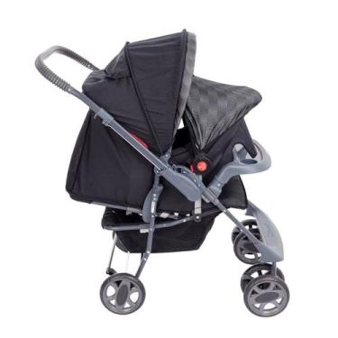 Imagem de Carrinho de bebê Topázio Travel System reclinável e dobravel com 5 pos