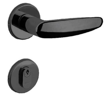 Imagem de Fechadura 515 St2 55m Zamac Externa Preto Lafonte - LA FONTE