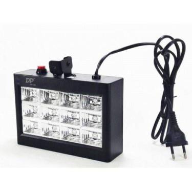 Imagem de Strobo Led Rgb Iluminação Festa 12 Leds Rítmico 15w Balada - DP