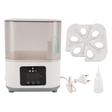 Imagem de Incubadora de 6 Ovos, Incubadora Automática de Giro de Ovos Com Visão de 360 °, Incubadora de Aves Com Garrafa de água para Incubação de Ovos de Codorna, Pato, Galinha