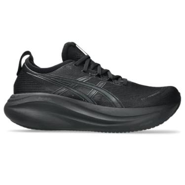 Imagem de Asics Tênis de corrida masculino Gel-Nimbus 27, Preto/grafite cinza, 42