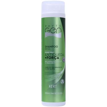 Imagem de Phytogen Shampoo Para Cabelos Para Crescimento E Reconstrução Capilar Antiqueda + Força Power Treat 300Ml Verde