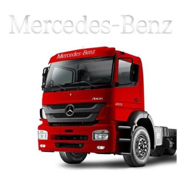 Imagem de Faixa Caminhão Mercedes-benz Adesivo Testeira Quebra Sol - Resitank, C