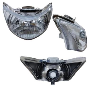 Imagem de Farol Bloco Optico para Moto Biz 125 Ks/es/+ de 2006 Até 2010 - Loja D