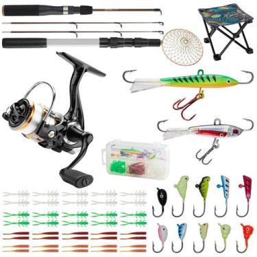 Imagem de Ice Fishing Rod Reel Combo Gonex 28 Medium Light Carbon