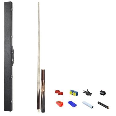 Imagem de Taco de Bilhar Premium, Feito com Madeira de Alta Qualidade, Construção Robusta e Design Exclusivo (Tacos de bilhar e acessórios+ barril box A, 9.5mm)