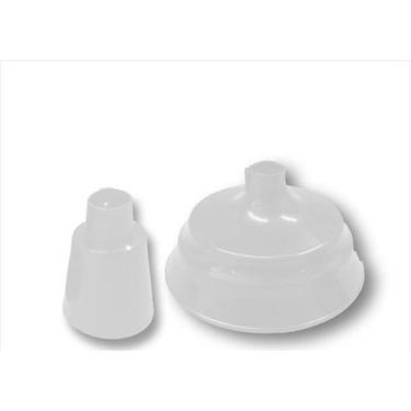 Imagem de Kit Canopla E Copinho Ventilador Teto Arge. Original, Branco