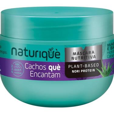Imagem de Naturiquè, Máscara Capilar, Para cabelos Cacheados e Crespos, Cachos què encantam, Com manteiga de Cacau e babosa, 300ml