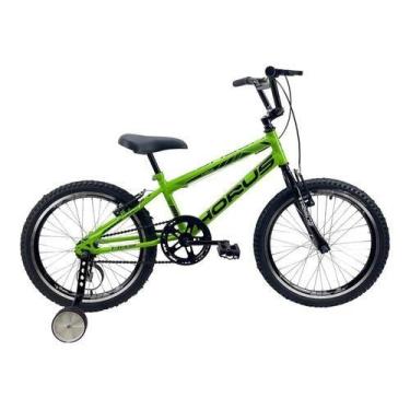 Imagem de Bicicleta Infantil Aro 20 Bmx + Rodinha Lateral - Route Bike, Verde