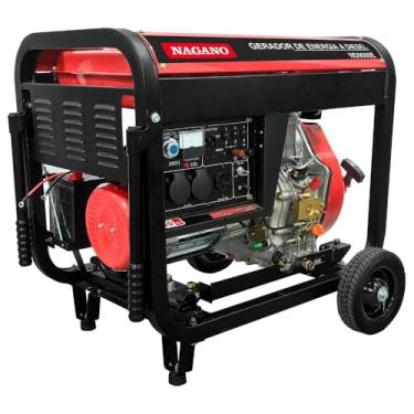 Imagem de Gerador de Energia a Diesel 9kva Monofásico 110v220v Partida Elétrica