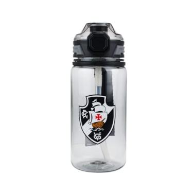 Imagem de Garrafa Plástico Com Canudo 650ml Vasco Esportes Fit