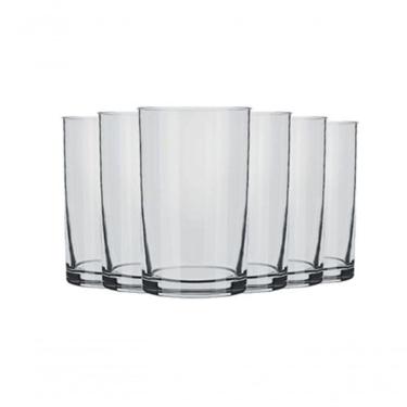 Imagem de Jogo Copo Suco água Drink 200ml Vidro Cilíndrico