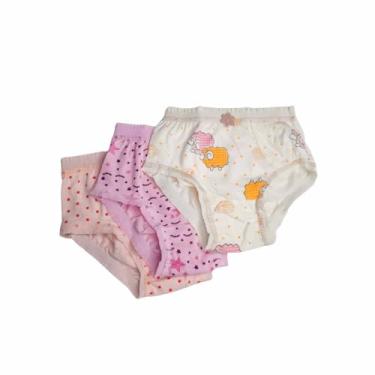 Imagem de Calcinha Kellynha Infantil Estampada 280 Kit C/3 ST-Cores G