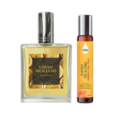 Imagem de Perfume Limão Siciliano Radiante Masc. 50Ml + Óleo Essencial - Essênci
