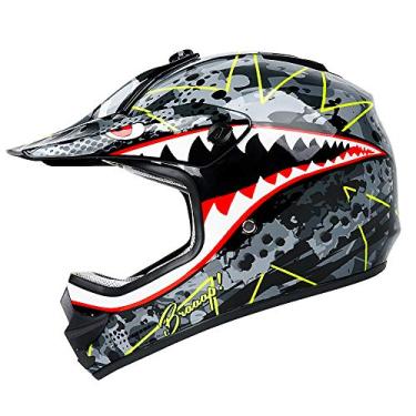 Imagem de Capacete infantil de motocross Offroad Street para jovens, capacete de moto, quadriciclo ortopédico para motos, motocross (M)