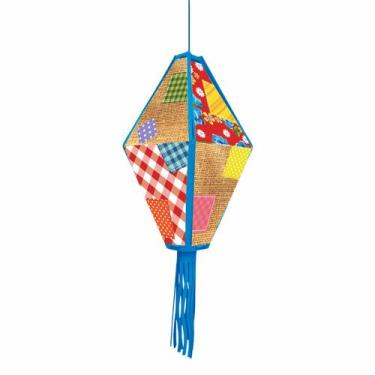 Imagem de Decoração Festa Junina Balão 3D Pendente Estampado E.V.A - PIFFER